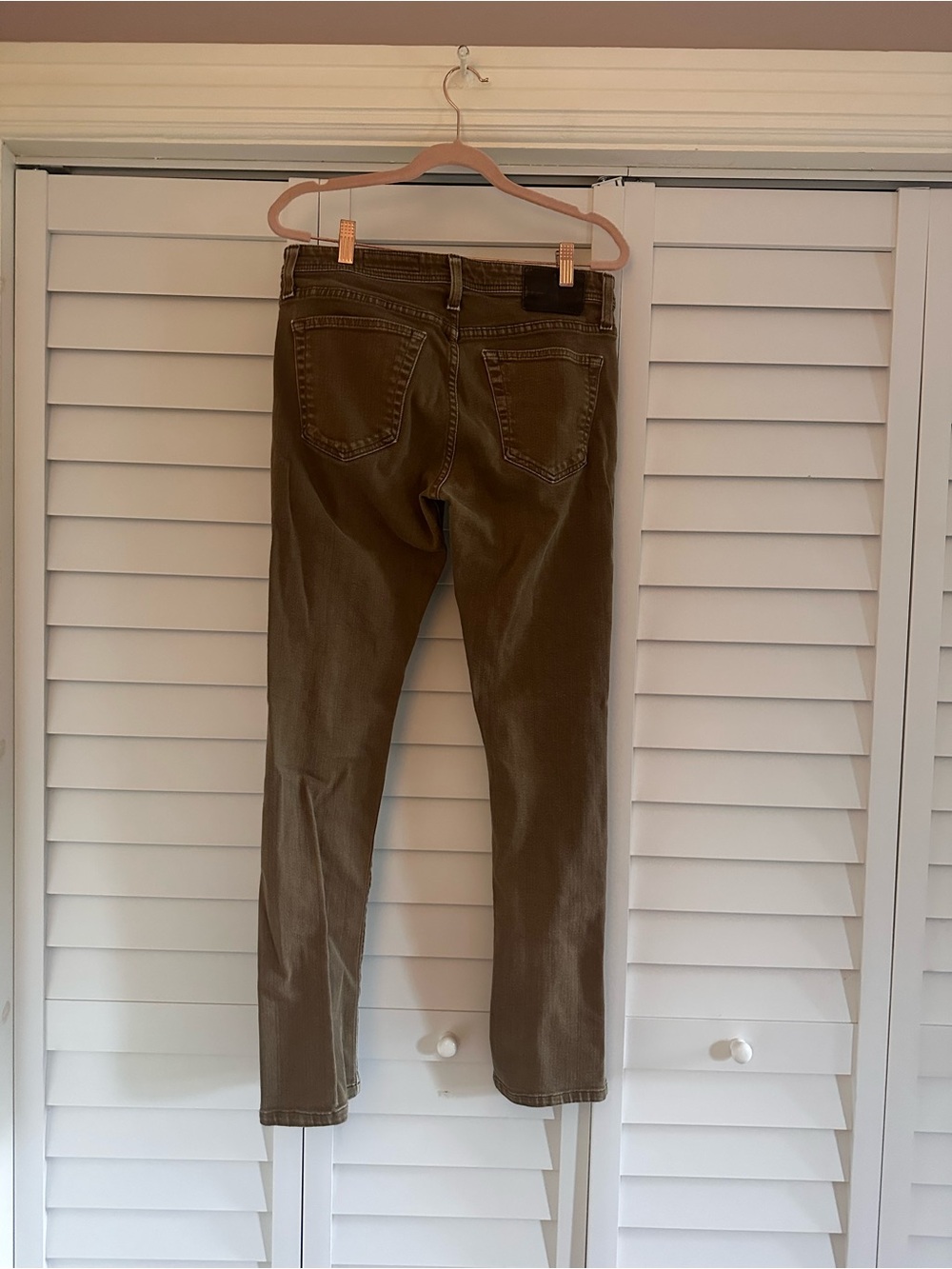 AG Women’s Skinny Jeans in Khaki Brown - Picture 2 of 5